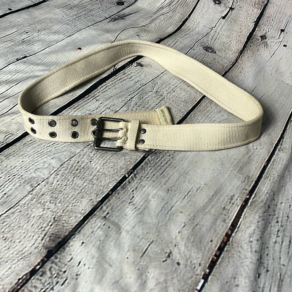 Calvin Klein Jeans Cream Belt